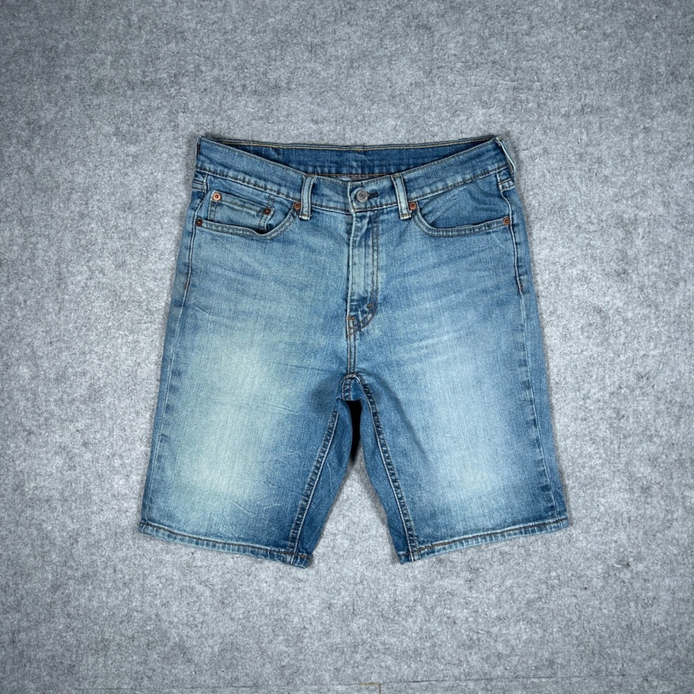 Levi's Denim Shorts Mens 32 Blue 511 Slim Fit Summer Casual Classic